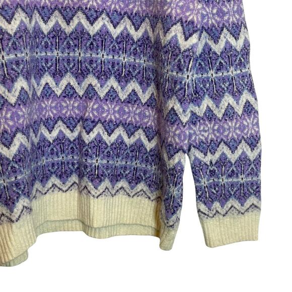 Talbots Women's Sweater Top Cardigan Woven Knit Contemporary Design Cowl Neck S - Picture 6 of 7